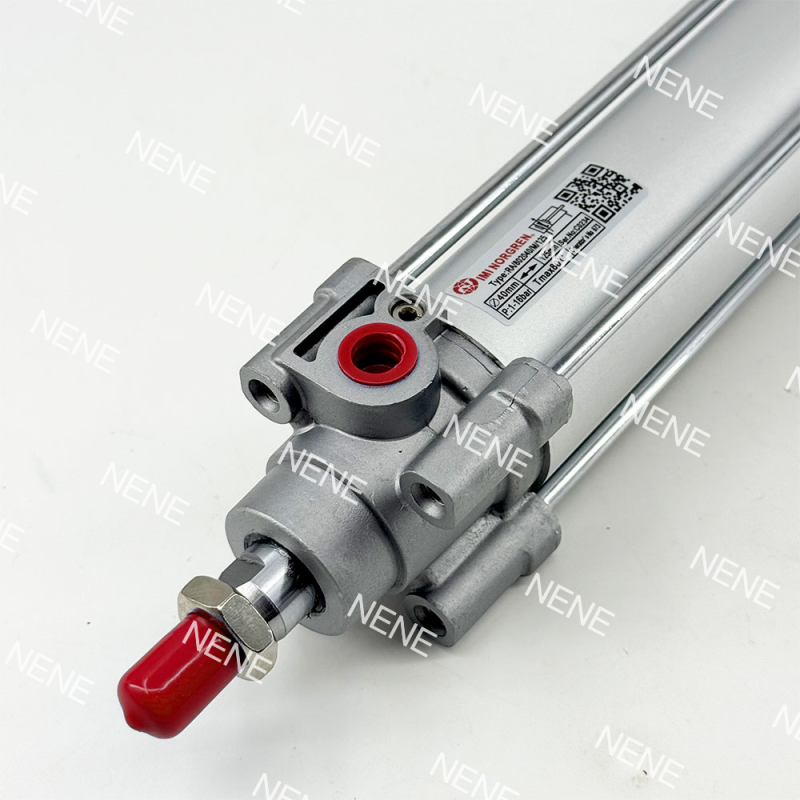RA/802063/M/25 Short Stroke Pneumatic Cylinder IMI Norgren 63mm Bore G3/8 with ACS for Precision Clamping