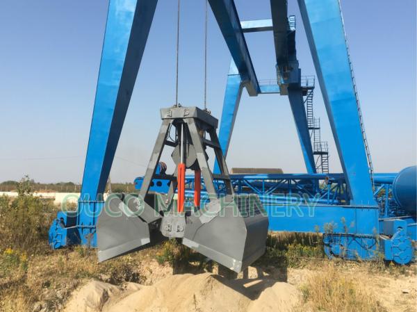Remote Control 13m3 2 Peels Clamshell Grab Bucket