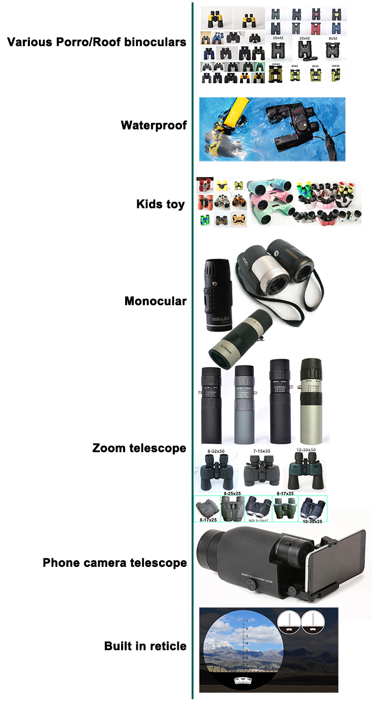 Объектив Telescopio ED сотового телефона Fogproof Monocular для на открытом воздухе звероловства перемещения