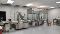 Máquina de enchimento de frascos de 5 ml a 10 ml com carregador de frascos giratórios e impressora de transferência térmica ABB