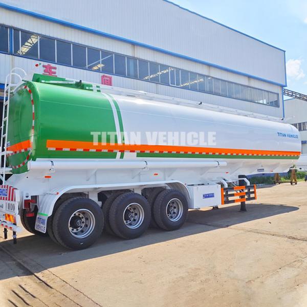 TITAN 3 Axle 42000 liters Diesel Water Oil Fuel Tanker Trailer for Sale in DR Congo