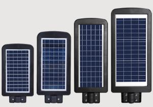 6000lm Solar Street Light Post , Solar Powered Pole Light 90W Infrared Sensor