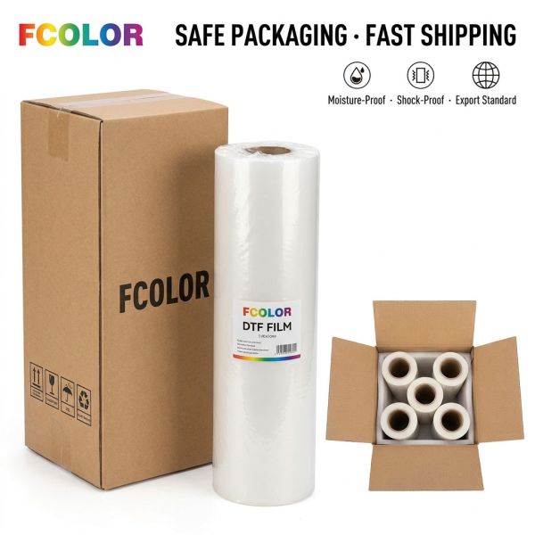 High Speed Instant Peel DTF Film Roll for Textile Heat Transfer Printing