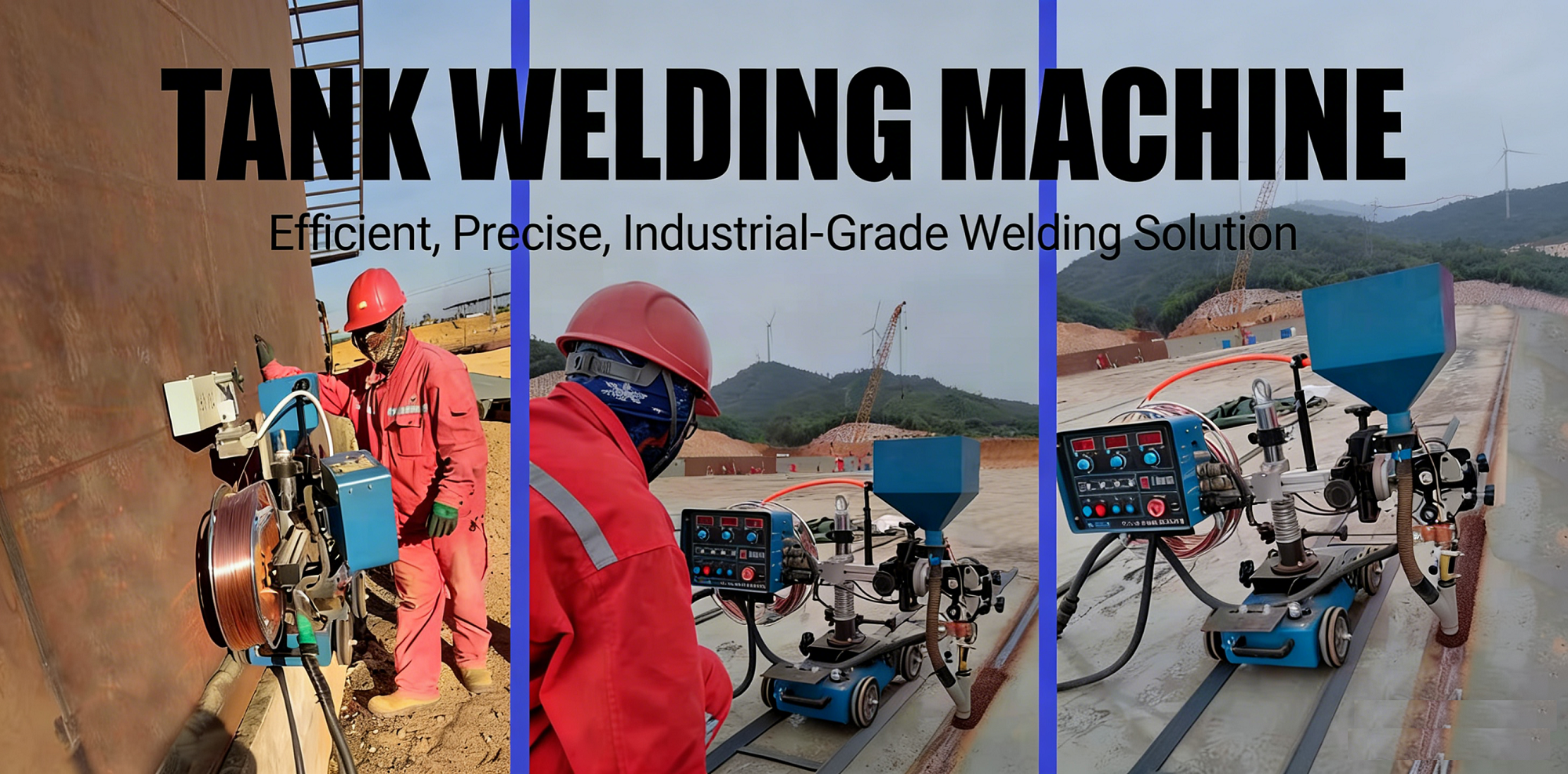 WINCOO Large Tank Butt & Corner Welding Machine: The Ultimate All-in-One Welding Tractor for Complex Joints