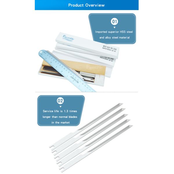 66878 / 69304-CK - 05 cuchillas que cortan industriales para Kuris C3045