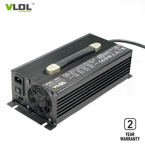 24Volt 45A 1500W Power On Board Smart Battery Charger Silver Or Black Color