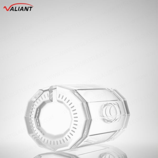 Rum Vodka Whisky Tequila Gin Bottle 250ml Super Flint Glass with Cork and Custom Shape