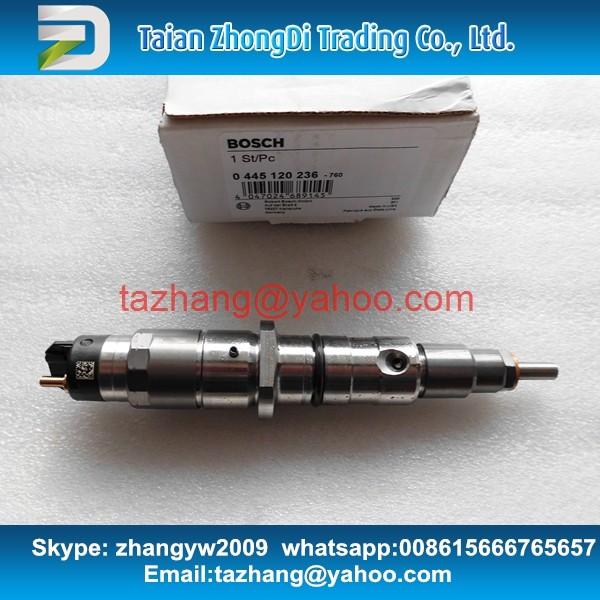 BOSCH Genuine Common rail injector 0445120236, 0445120125, 4939061, 4940170 5263308,