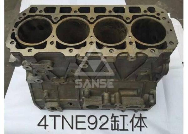 Four Cylinder Engine Block 4TNE92 , PC40-5 Komatsu Excavator Parts