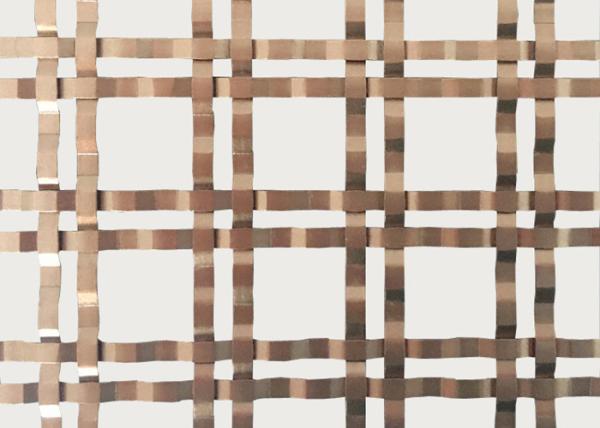 Decorative Double Crimped Wire Mesh Grilles 4×8