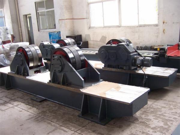 PU Rollers Or Steel Rollers Conventional Tank Rotator For Storage Tank Fabrication GK-100