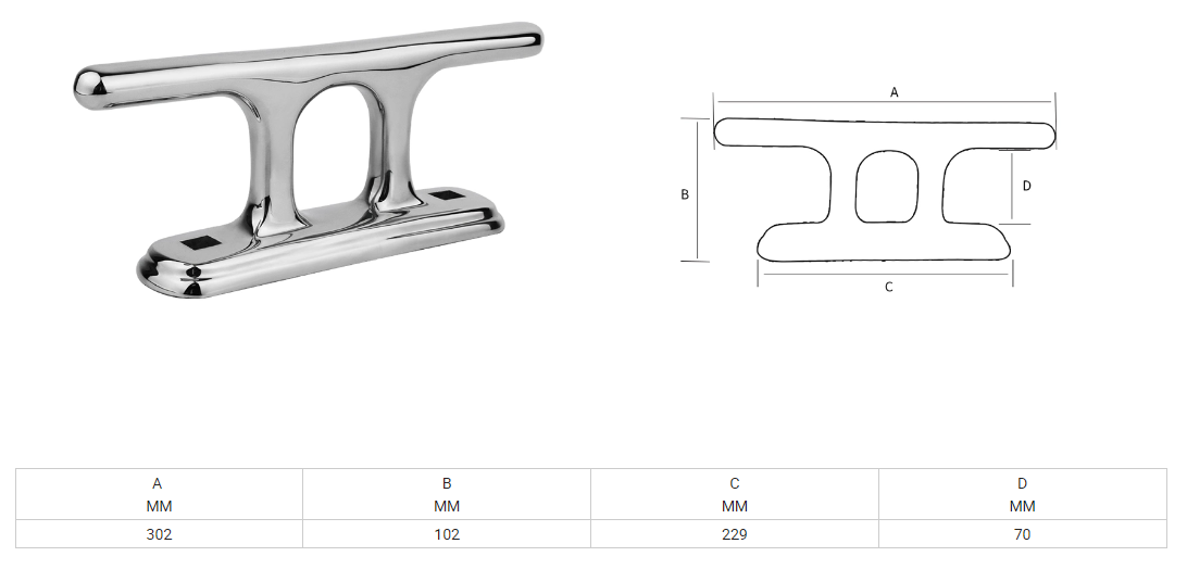 316 Нержавеющая сталь Боллардные застежки для судов Морское оборудование