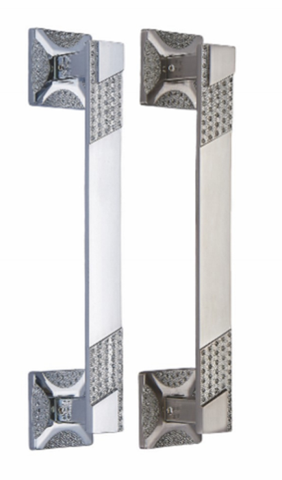Polished Finish Hardware Pull Handles Featuring Screw Fixing Installation Offered in 150mm 200mm 300mm 400mm Lengths Durable