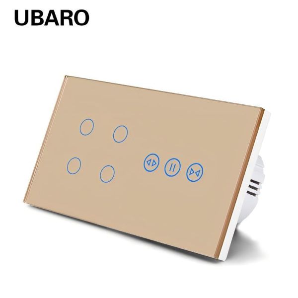 UBARO 4-Gang WiFi switch Smart Home Switch with Voice Control Timer Function and Seamless Connectivity for Smart Living