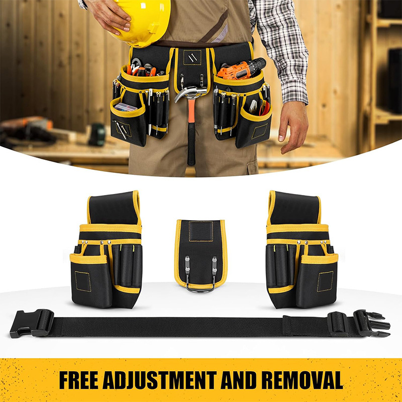 Magnetic Waterproof Heavy-Duty Adjustable Tool Belt Bag OEM/ODM Lightweight Multifunctional Tool Bag