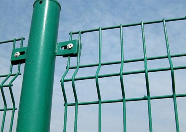 3 D Welded Folding Wire Mesh Fence / Bending Garden Security Fencing