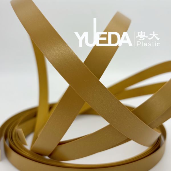 Luxurious Golden Color Cupboard Edge Strips With Delicate Surface Texture