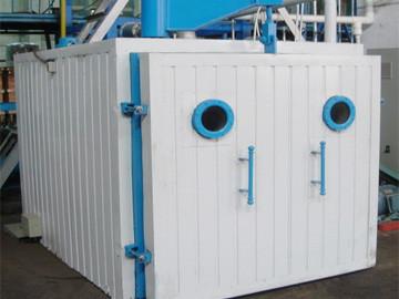 Hot air circulation vacuum drying