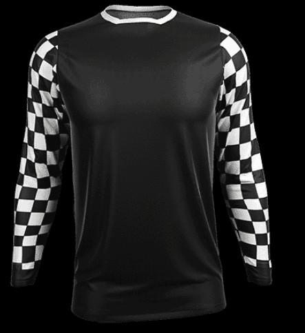 Sublimated Motorcross Jersey , 3XL Custom Racing Shirts Relaxed Fit
