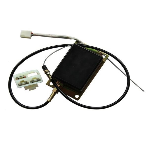 37B34-56010 Excavator Spare Parts Diesel Engine Shut Off Valve Stop Solenoid Valve 24V