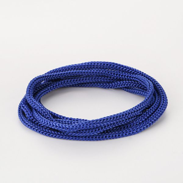 Розовая DIY 3 мм полипропиленовая веревка фиолетовая двойная плетеныя полипропиленовая веревка