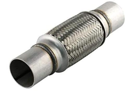 o comprimento total 300mm de 51mm 2 polegadas trançou Flex Exhaust Pipe de aço inoxidável