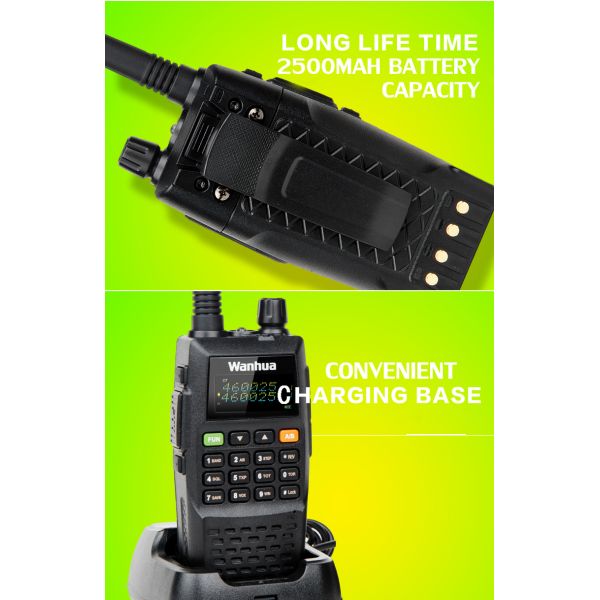 2500mAh Battery Capacity Long Range Walkie Talkie for Professional Communication