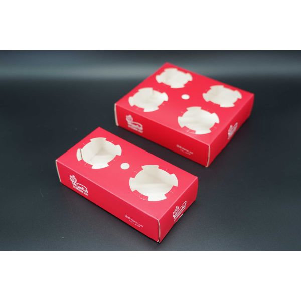 China Disposable Take-out Pulp Fiber Cup Carrier 4 Cup Holder Tray Pulp Molded Fiber 4 Cup Drink Carrier