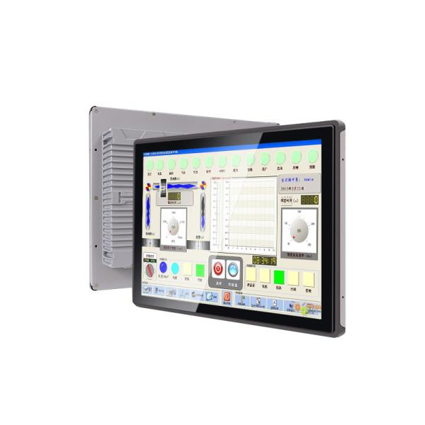Incorporar panel industrial resistente Pc con pantalla táctil capacitiva sin ventilador Lector de tarjetas USB frontal J1900 15.6 pulgadas Pc de panel inteligente de ordenador