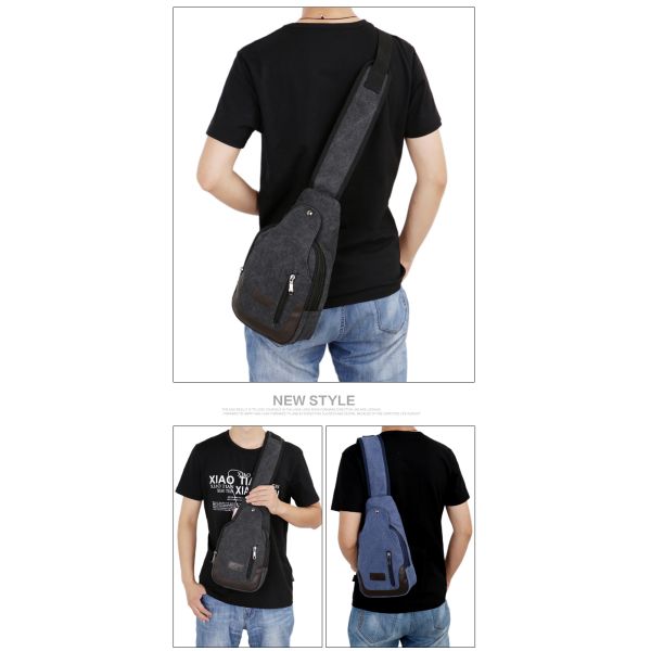 New Men's One Shoulder Strap Chest Bag from China