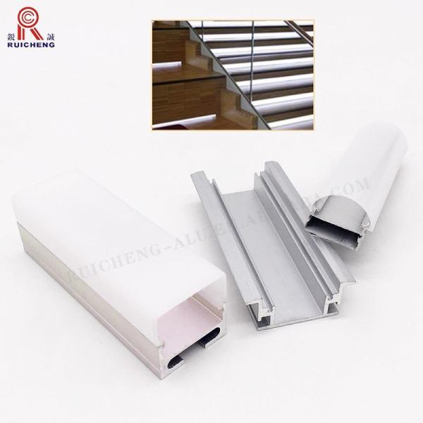 Recessed Aluminium LED Strip Light Profile , Aluminium Profile For Strip Light