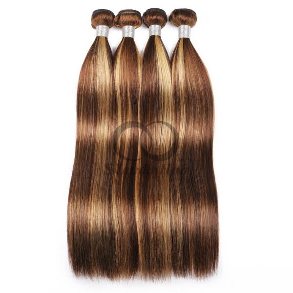 #P4/27 Straight Remy Human Hair Bundles Sew In Weave Bundles Brazilian Bundle Deals