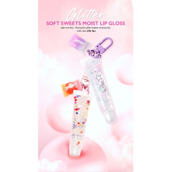 Non Toxic Fruit Flavored Little Girls Lip Gloss With Shimmering Glitter