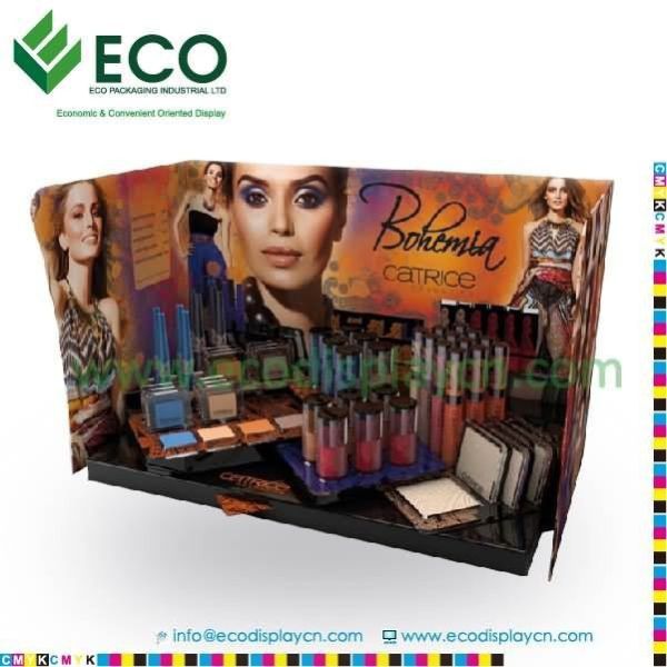 Cardboard Paper Counter Display Box For Mac Cosmetic Makeup