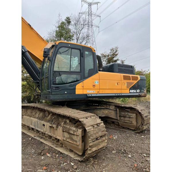 Excavadora Hyundai 485-9T usada em Xangai com capacidade de balde de 2,5 m3 e motor Cummins