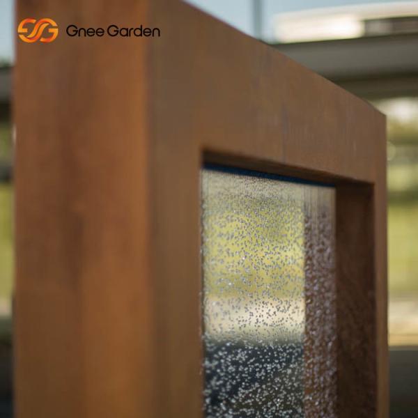 bens de aço rústicos decorativos grossos da parede da água de 3mm Corten