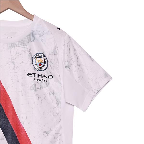 Manchester City saison 2025-2026 version du joueur à l'extérieur maillot personnalisation du groupe