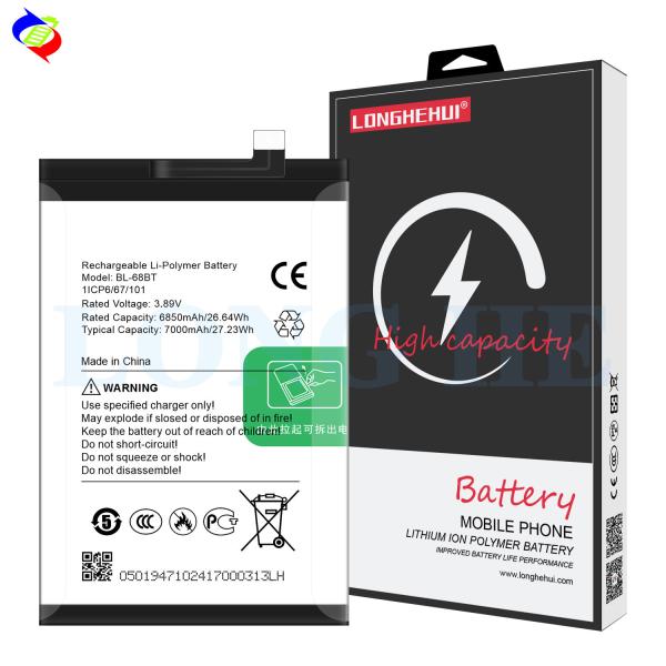 Bateria de substituição recarregável para Tecno Pova Neo2/LG6n BL-68BT baterias de telefone 7000mAh