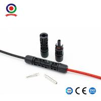 C.C. solar fêmea masculina IP67 dos conectores de cabo 1500V do TUV para o cProject