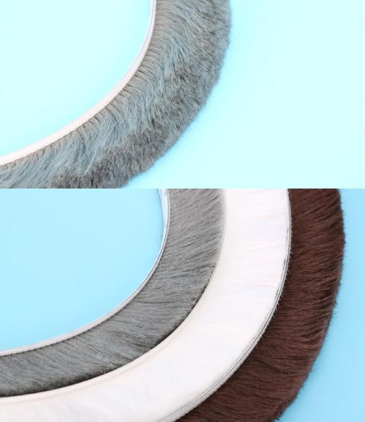 ABM Soft pile weather strip with double side 3M tape for window and door