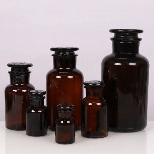 Стекло ISO бутыли с реактивом Antitear 8OZ Амбер