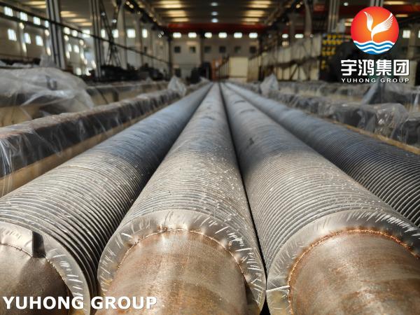 ASTM A335 P22 Helical Tube Fins Pipe For Air Preheaters Boiler 11-13Cr