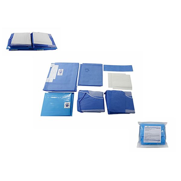 Урологии слоения пакета ткани пакета SMS процедуре по TUR пакет стерильной зеленой хирургической необходимой терпеливой устранимой хирургический