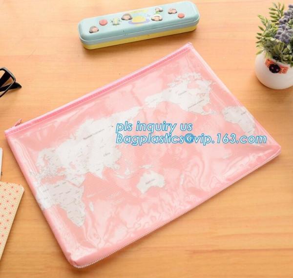 Kids Stationery Clear Pvc slider Bag For Pencil/Rules/Stockings/Socks, pvc vinyl zipper bag/vinyl slider bag