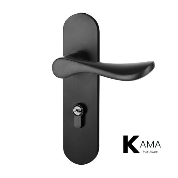 Wooden Doors Mortise Door Lock Handle 58mm With Aluminum Oxide Lock Body