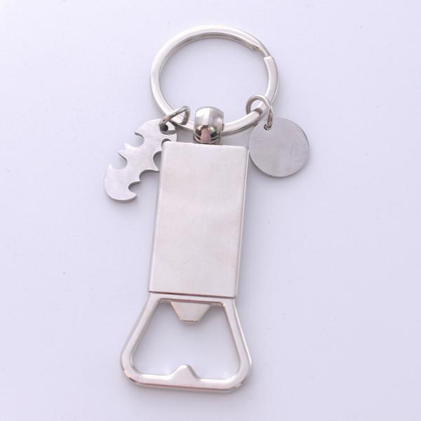 Llavero de metal personalizado para el Día del Padre, bricolaje, sublimación, abrebotellas de cerveza