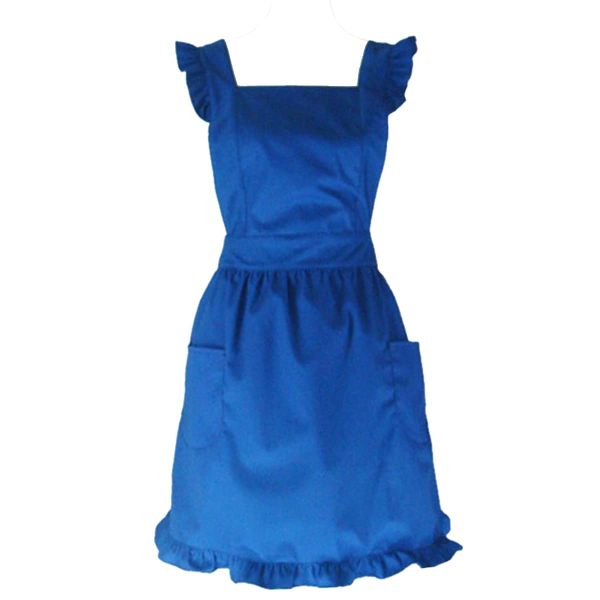 Cute Lovely Retro Kitchen Cooking Ruffles Apron for Women Girls Customized Color