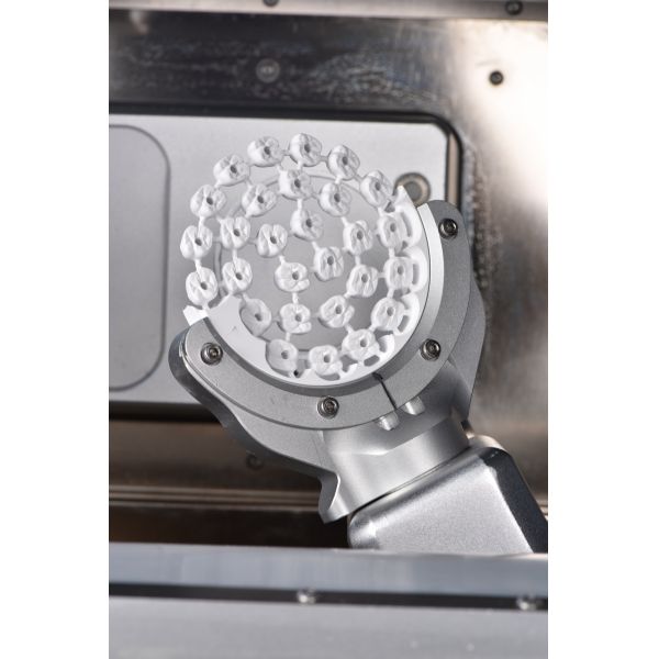 Burs de fraisage dentaire à double flûte revêtus de diamant Roland pour la circonie PMMA cire humide sèche HP