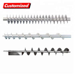 OEM Custom Stainless Steel Food Grade Auger Screw for Grain Sweep Silo