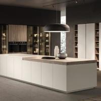 Design d'armoires de cuisine sur mesure Mdf Design d'armoires de cuisine en bois laqué moderne